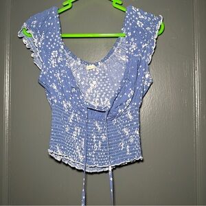 Bahamian Boutique Floral Blouse